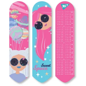 Bookmark 2D "YES" /707711/ "Space Girl" (1/10/100)
