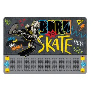 Підкладка настільна 43*29см "YES" /492050/ "Skate boom" (табл.множ.) (1/10/200)