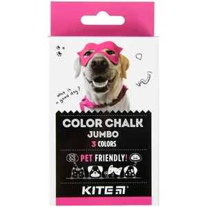 Colored chalk 3 pcs. JUMBO "Kite" /K22-077/ "Dogs" (1/20)