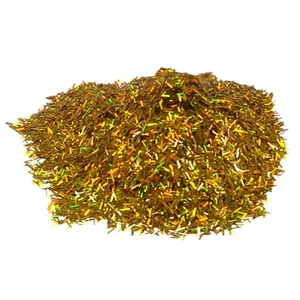 Glitter "Atlas" /AS-2080/ Gold strips 5 g, in a layer. jars (1/6)