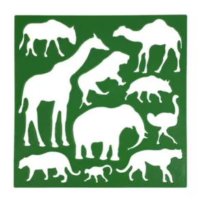 Stencil "Animals" /AS-0256, K-9068m/ 1 pc. 13cm, Atlas (1/10)