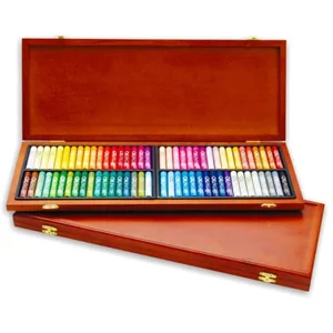 Oil pastel 72 col. /MOP-72W/2202058/ MUNGYO in wood. penalty