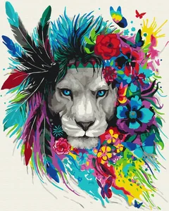 Paint by number "Brushme" /BS4906/ "Starry eye" 40*50cm